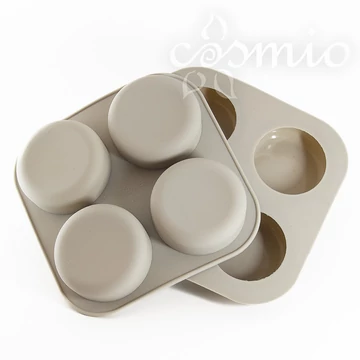 Szilikon öntőforma, kerek kavics