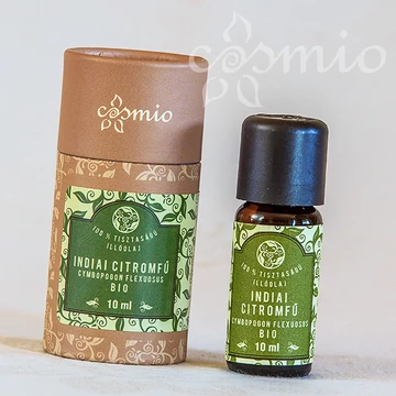 Indiai citromfű illóolaj, bio, 100 %-os tisztaságú Indiai citromfű illóolaj, bio, 100 %-os tisztaságú