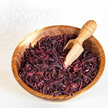 Hibiszkuszvirág, szárított, aprított