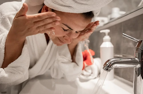 Tenzidmentes arclemosótej érzékeny bőrre