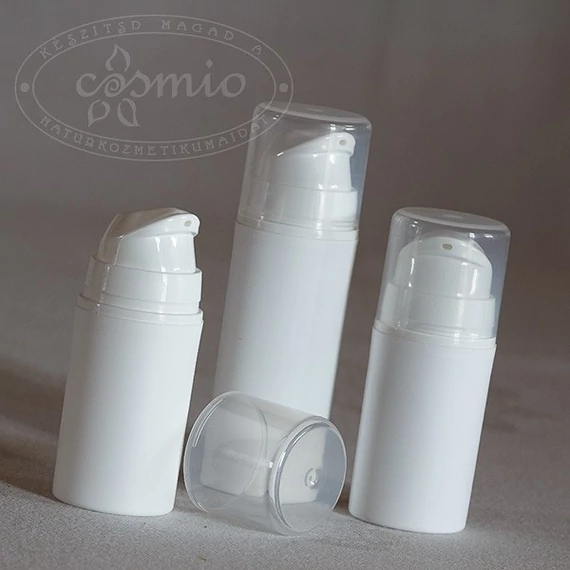 Fehér, airless krémadagoló