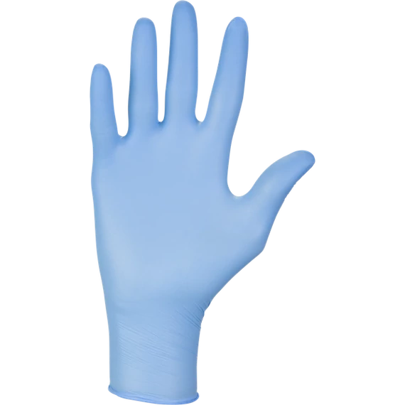 Nitril védőkesztyű, kék