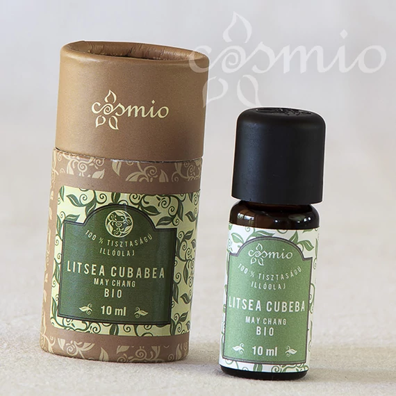 Litsea cubeba illóolaj, bio, 100 %-os tisztaságú
